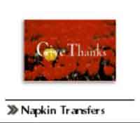  Thanksgiving Napkin Iron on