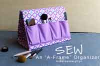 Sew an A-frame Organizer